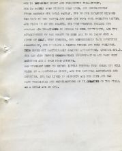 WINIFRED LEWIS. cont. 257 x 205 mm typed sheet