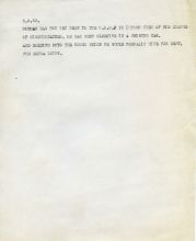 8.3.69 NORMAN SHIRLEY. 257 x 205 mm typed sheet