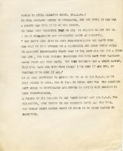 NORMAN SHIRLEY. 14.3.69 257 x 205 mm typed sheet