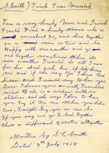 item 129 S Smith to, Robert and Jim Pascoe. 9th July 1968 300 x 205 mm handwritten letter item 129 S Smith to, Robert and Jim Pascoe. 9th July 1968 300 x 205 mm handwritten letter