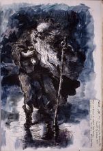 p108. Illustration: The Legend of the Wandering Jew (after Gustave Dore).